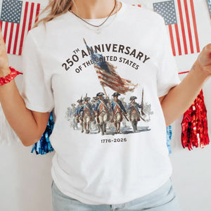Born In Revolution United In Freedom   Personalized T Shirt Usa 250th Anniversary Gift Revolutionary War Soldiers Shirt 1781680997405.jpg