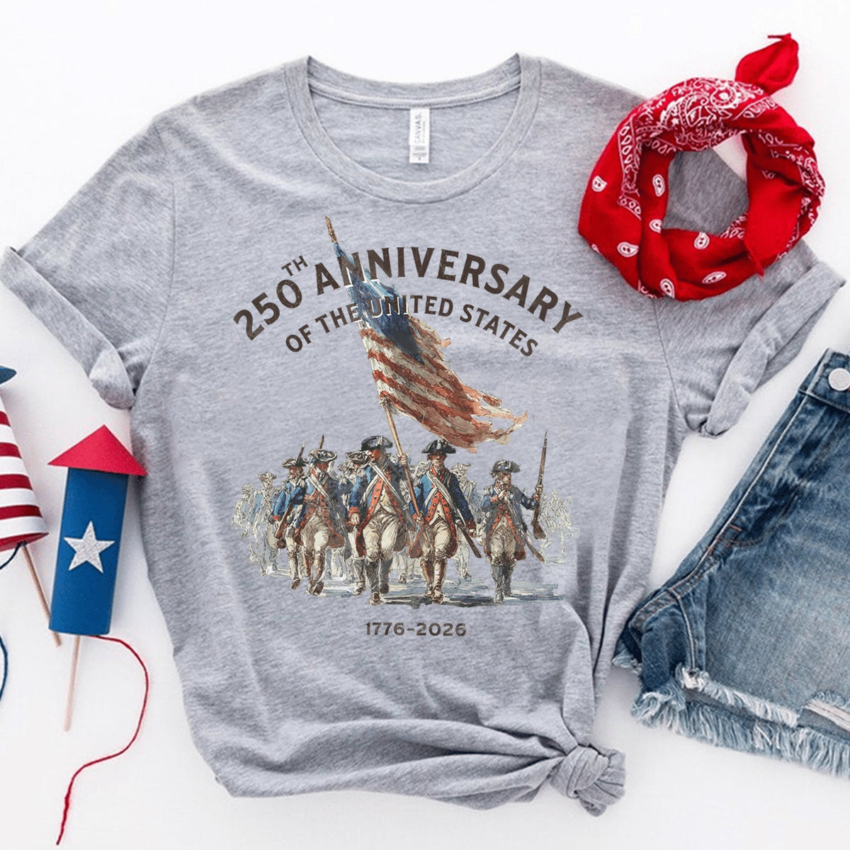 Born In Revolution United In Freedom   Personalized T Shirt Usa 250th Anniversary Gift Revolutionary War Soldiers Shirt 1781680997496.jpg