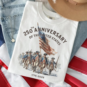 Born In Revolution United In Freedom   Personalized T Shirt Usa 250th Anniversary Gift Revolutionary War Soldiers Shirt 1781680998055.jpg