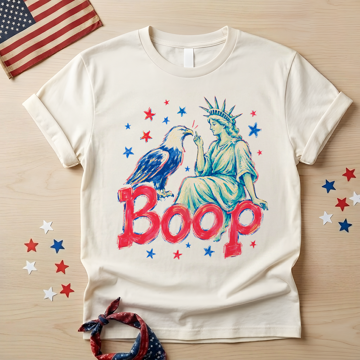 Funny Statue Of Liberty Eagle Shirt Boop Patriotic Boop Tee Fourth Of July Usa Shirt Liberty And Eagle Graphic Tee 1781681855025.png