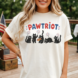 Pawtriot Cat 4th Of July Shirt Funny Cats T Shirt Cat Lovers T Shirt Gift For Cat Mom Usa Patriotic Tee 1781682007998.png