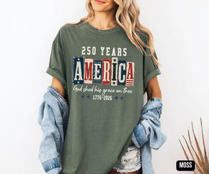 Christian American Flag Tee 250 Years Anniversary Usa Shirt 1776 Patriotic T Shirt Fourth Of July Faith  Freedom Graphic Shirts 1781682668585.jpg