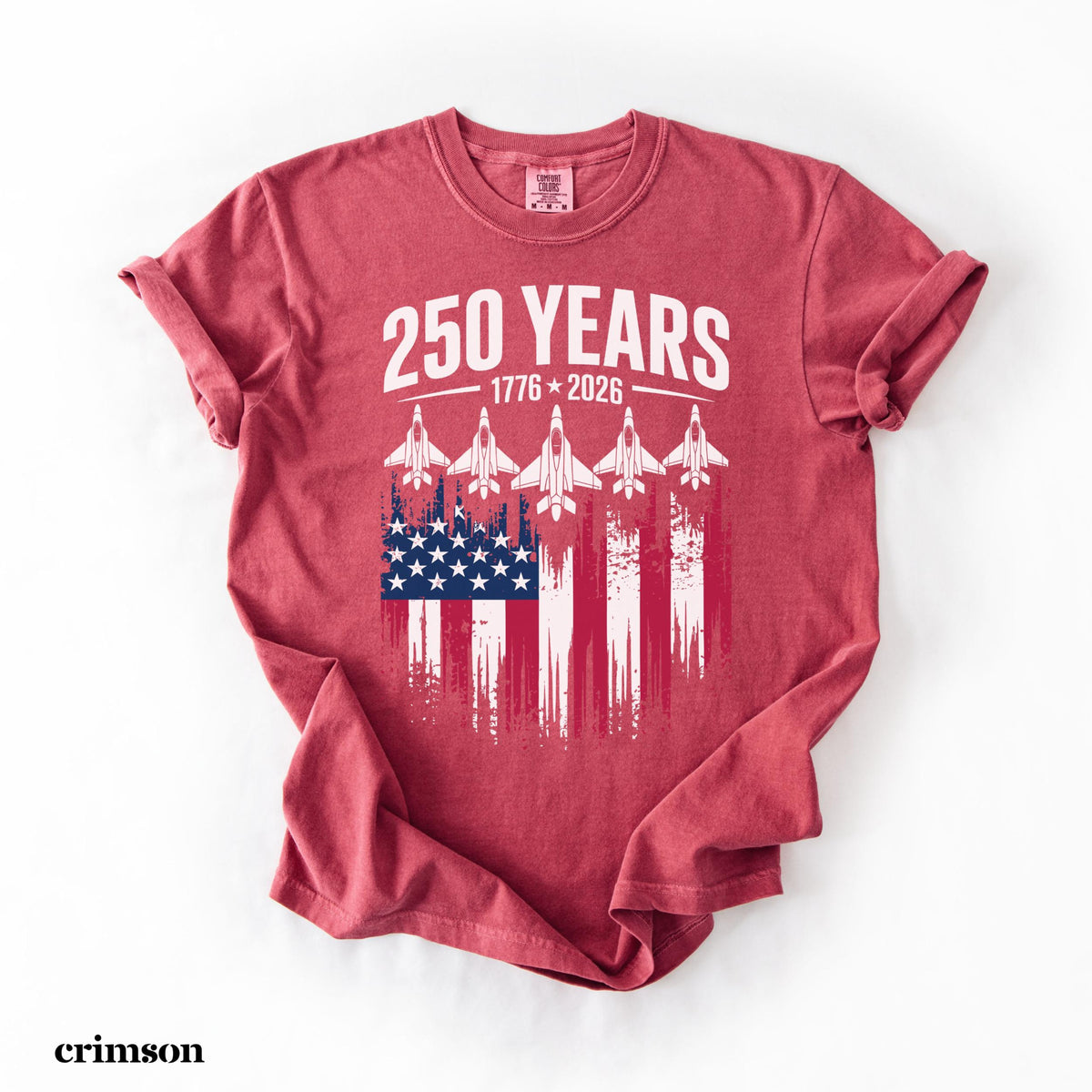 Comfort Colors Usa 250 Years Shirt Patriotic Jet Fighter Shirt America 250th Anniversary Shirt Independence Day Tee Usa 1776 2026 Shirt 1781684095348.jpg
