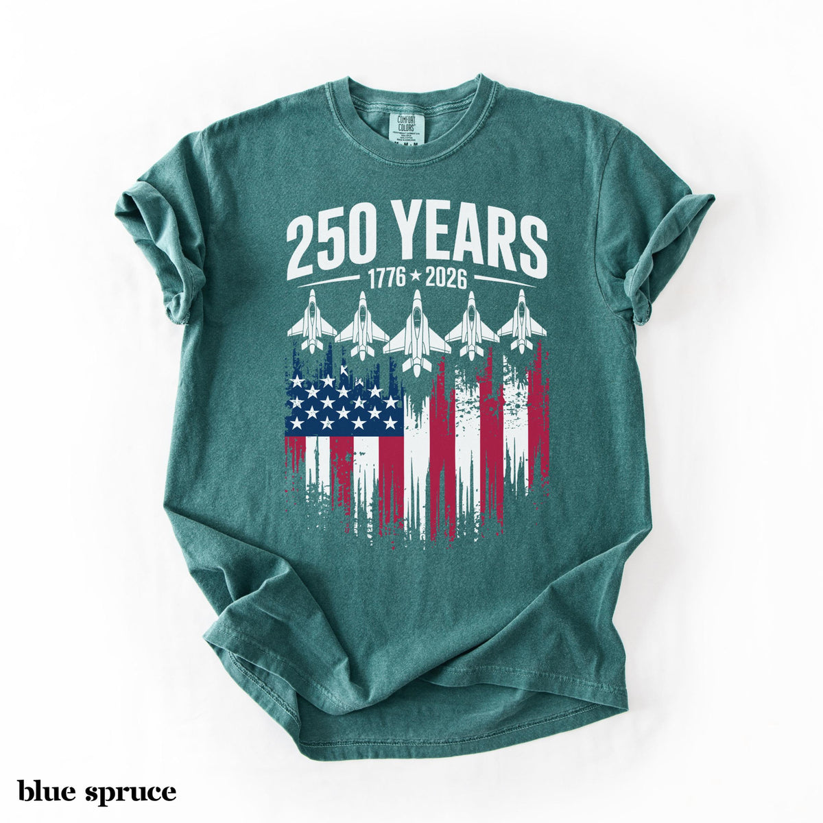 Comfort Colors Usa 250 Years Shirt Patriotic Jet Fighter Shirt America 250th Anniversary Shirt Independence Day Tee Usa 1776 2026 Shirt 1781684095628.jpg