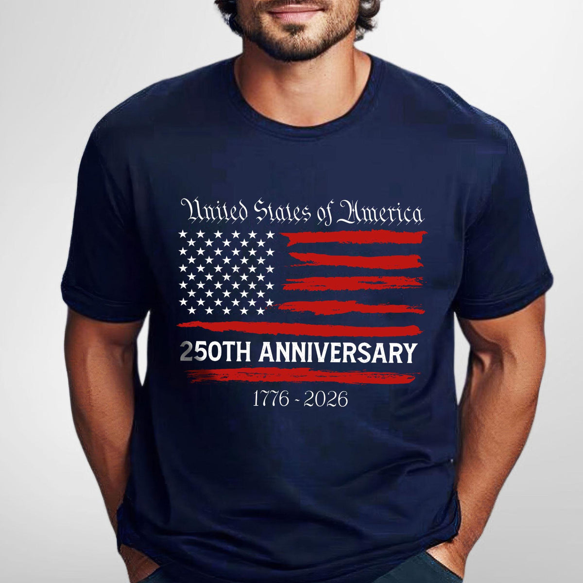 Usa 250th Anniversary Shirt 1776 2026 Patriotic Tee United States Bicentennial Shirt American Flag Shirt For Men July 4th Gift 1781684259585.jpg