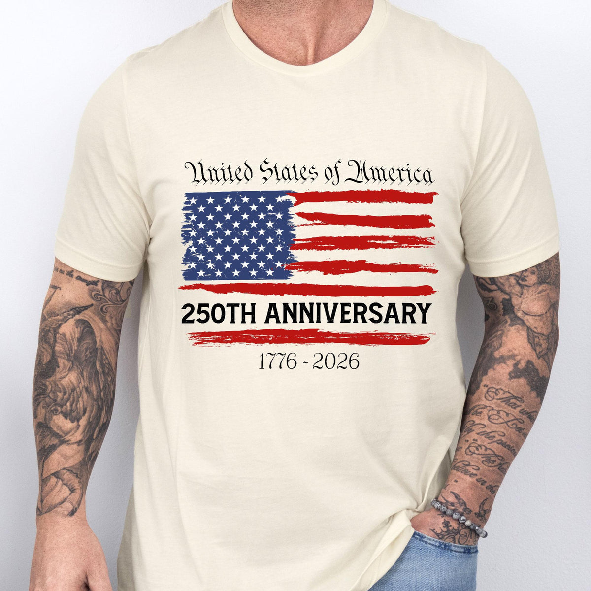 Usa 250th Anniversary Shirt 1776 2026 Patriotic Tee United States Bicentennial Shirt American Flag Shirt For Men July 4th Gift 1781684260224.jpg
