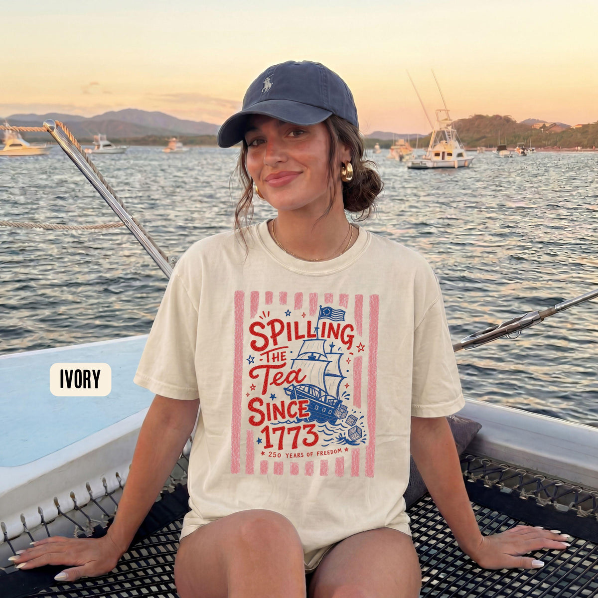 Striped Spilling The Tea Since 1773 Shirt Funny 4th Of July Tee Preppy Patriotic Usa Shirt 4th Of July Party Tshirt 250th Anniversary 1781684863033.jpg