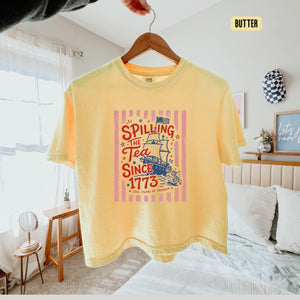 Striped Spilling The Tea Since 1773 Shirt Funny 4th Of July Tee Preppy Patriotic Usa Shirt 4th Of July Party Tshirt 250th Anniversary 1781684863109.jpg