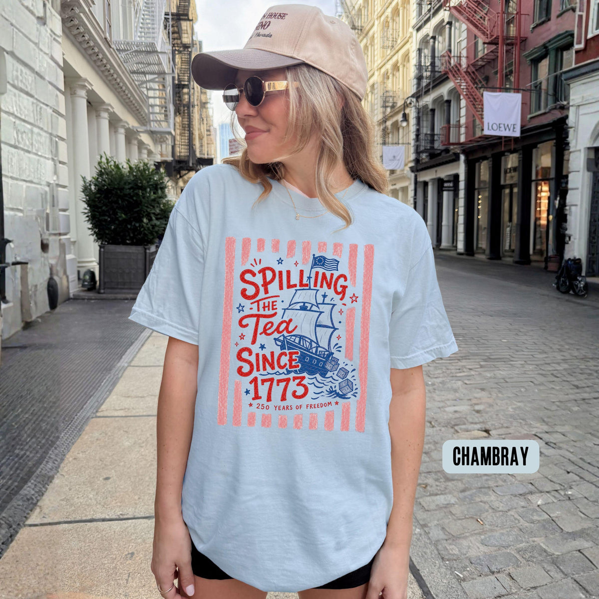 Striped Spilling The Tea Since 1773 Shirt Funny 4th Of July Tee Preppy Patriotic Usa Shirt 4th Of July Party Tshirt 250th Anniversary 1781684863199.jpg