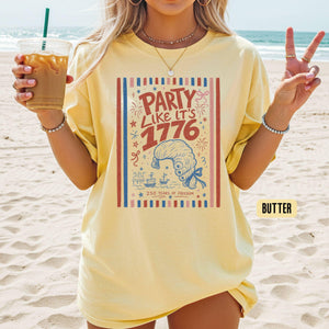 Funny 4th Of July Striped Shirt Preppy Usa Patriotic Tee 1776 Shirt 250th Anniversary Tshirt 4th Of July Party Crop Tee Patriotic Gift 1781687253097.jpg