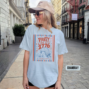 Funny 4th Of July Striped Shirt Preppy Usa Patriotic Tee 1776 Shirt 250th Anniversary Tshirt 4th Of July Party Crop Tee Patriotic Gift 1781687253297.jpg