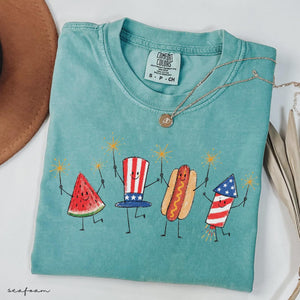 Comfort Colors Patriotic Doodle Cute Fourth Of July Shirt Watermelon Hotdog Firework Shirt Retro American Shirt Funny Sumer 250th Shirt 1781747688300.jpg