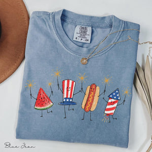 Comfort Colors Patriotic Doodle Cute Fourth Of July Shirt Watermelon Hotdog Firework Shirt Retro American Shirt Funny Sumer 250th Shirt 1781747688311.jpg
