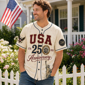 Usa 250th Anniversary Baseball Jersey America Semiquincentennial Shirt 1776 2026 Patriotic Jersey Statue Of Liberty 4th Of July Gift 1781754965119.jpg