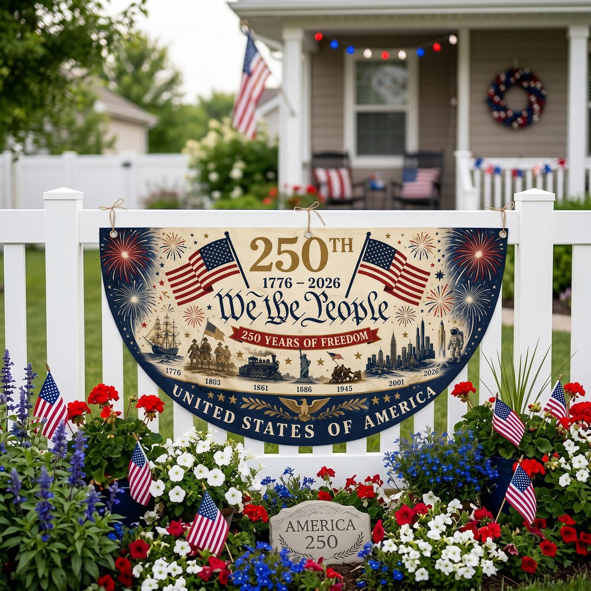 Usa 250th Birthday Bunting Flag We The People Patriotic Porch Decor Independence Day Fan Banner America 1776 2026 1781755418347.jpg