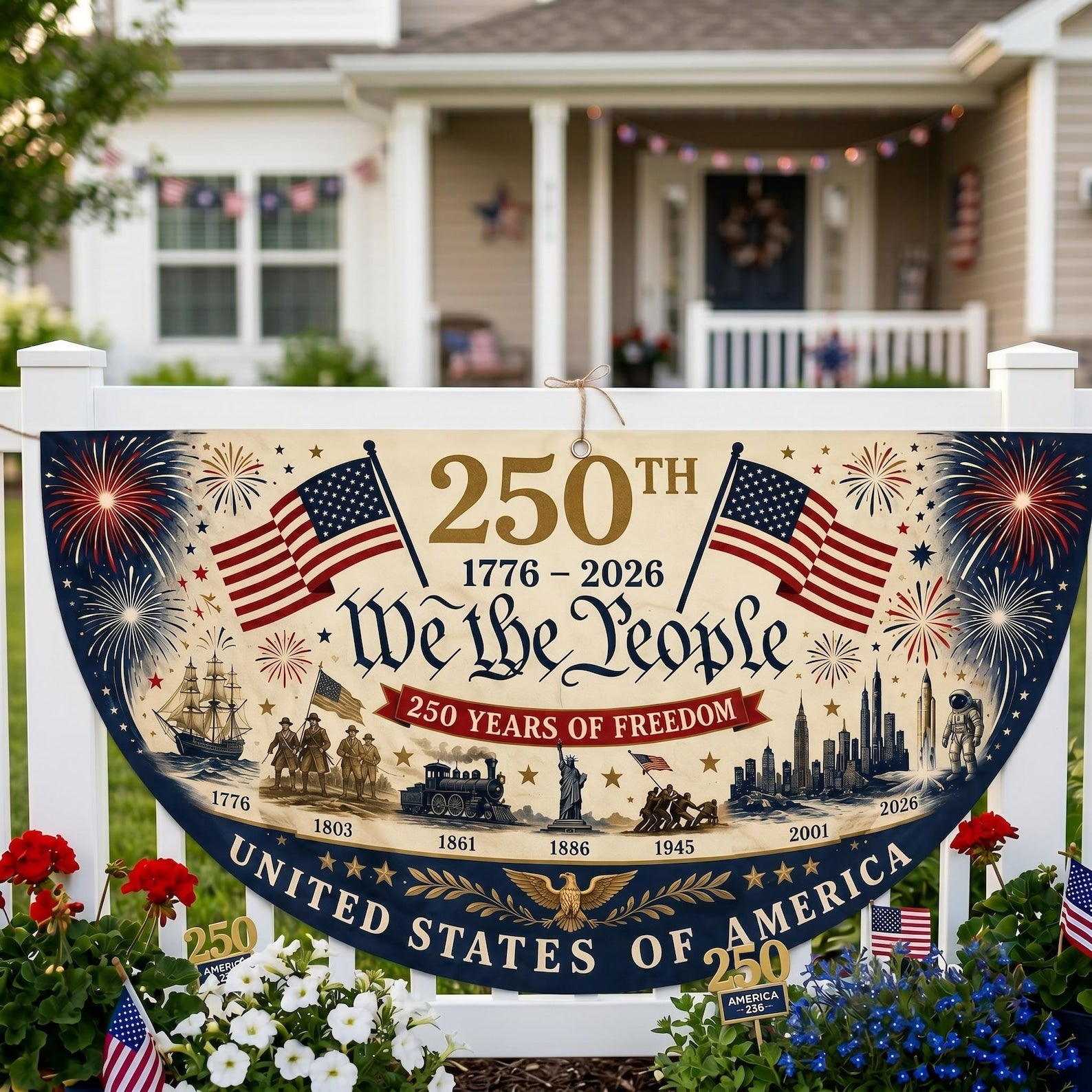 Usa 250th Birthday Bunting Flag We The People Patriotic Porch Decor Independence Day Fan Banner America 1776 2026 1781755418956.jpg