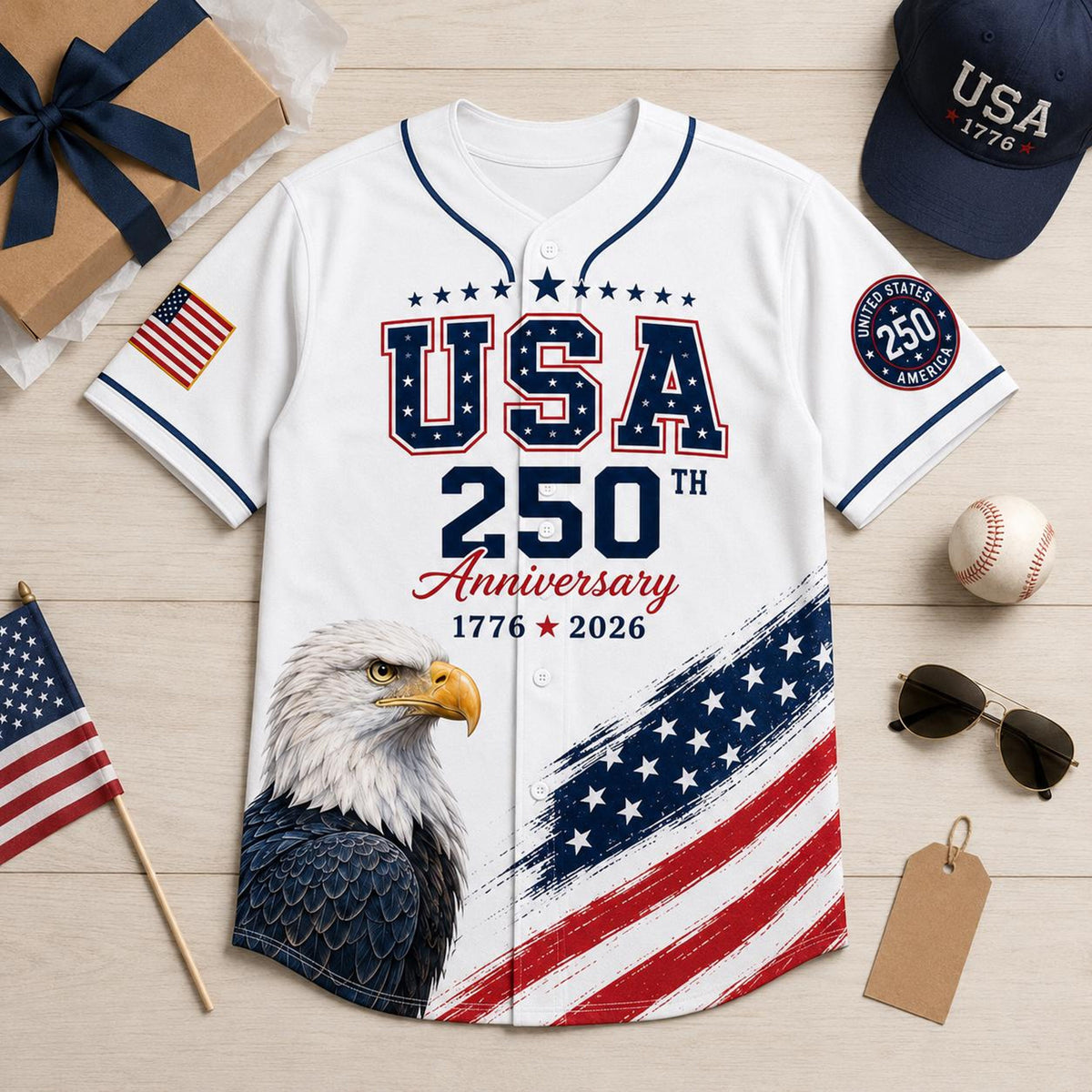 Usa 250th Anniversary Baseball Jersey America 1776 2026 Patriotic Jersey Eagle 4th Of July Shirt Freedom Liberty Gift For Men And Women 1781756484907.jpg