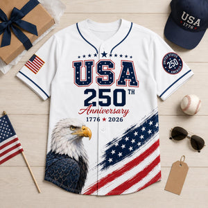 Usa 250th Anniversary Baseball Jersey America 1776 2026 Patriotic Jersey Eagle 4th Of July Shirt Freedom Liberty Gift For Men And Women 1781756484907.jpg