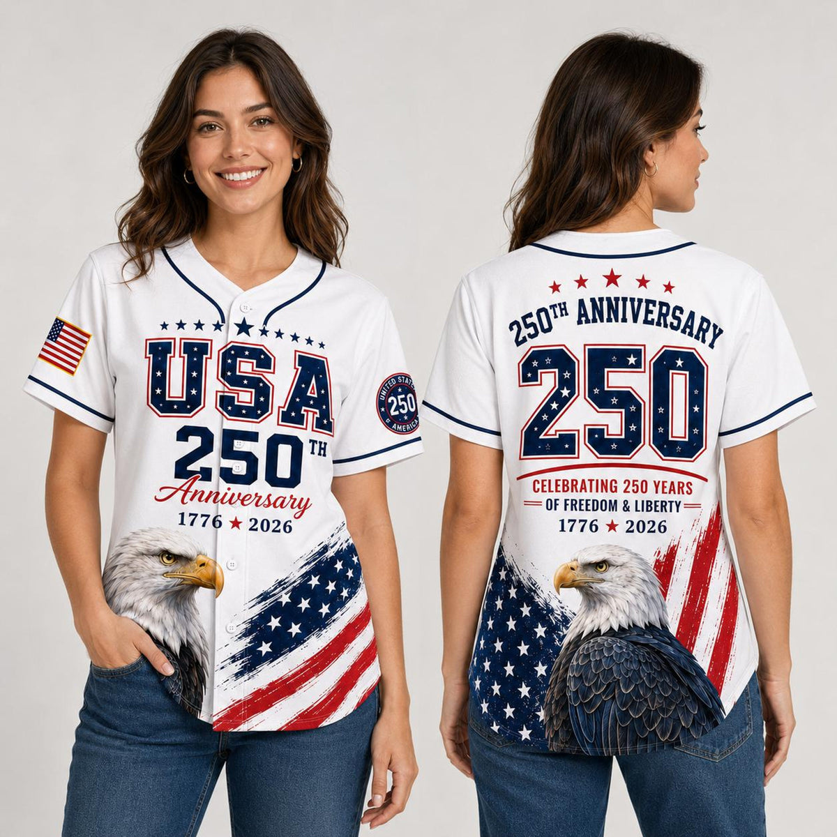 Usa 250th Anniversary Baseball Jersey America 1776 2026 Patriotic Jersey Eagle 4th Of July Shirt Freedom Liberty Gift For Men And Women 1781756484918.jpg