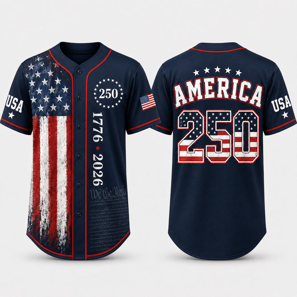 America 250 Baseball Jersey Usa 1776 2026 Patriotic Jersey 250th Anniversary Shirt American Flag 4th Of July Gift For Men 1781757042154.jpg
