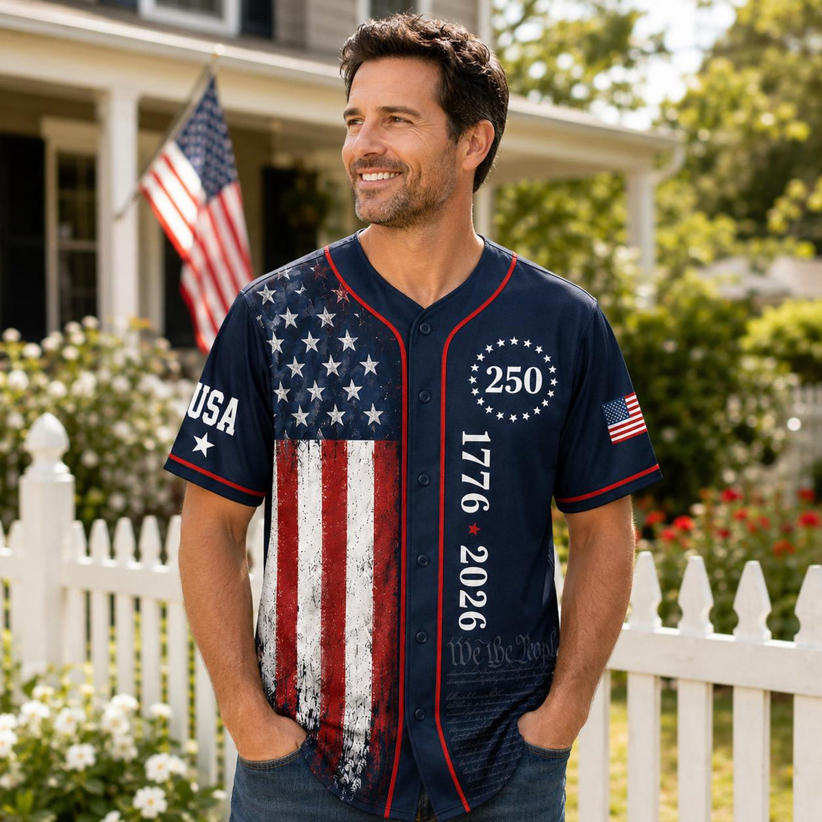 America 250 Baseball Jersey Usa 1776 2026 Patriotic Jersey 250th Anniversary Shirt American Flag 4th Of July Gift For Men 1781757043050.jpg