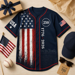 America 250 Baseball Jersey Usa 1776 2026 Patriotic Jersey 250th Anniversary Shirt American Flag 4th Of July Gift For Men 1781757043196.jpg