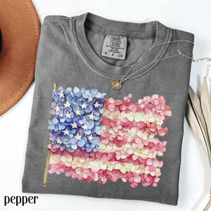 Comfort Colors 4th Of July Shirt Usa Shirt Fourth Of July Shirt American Flag Shirt Classic Usa Shirt Floral Shirt Hydrangea Shirt 1781767903875.jpg