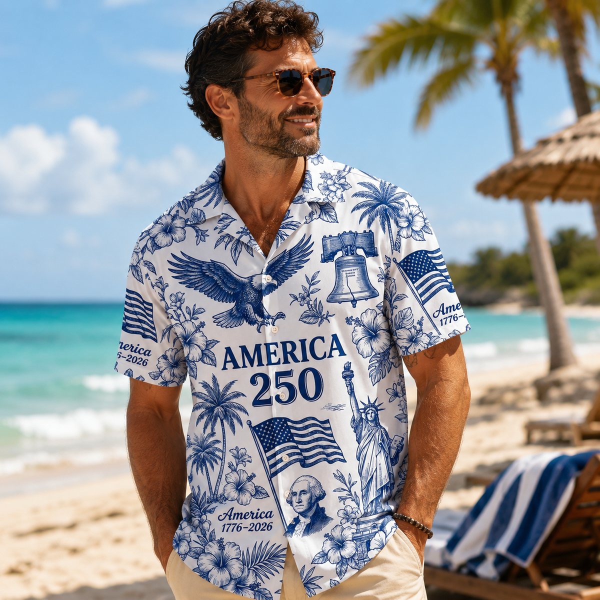 America 250 Hawaiian Shirt 1776 2026 Patriotic Button Down Shirt Vintage Usa Independence Day Shirt 1781843935587.png