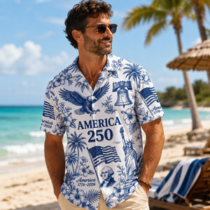 America 250 Hawaiian Shirt 1776 2026 Patriotic Button Down Shirt Vintage Usa Independence Day Shirt 1781843935587.png