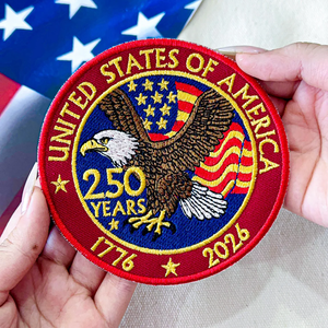 Usa 250th Anniversary Embroidered Patch  Iron On Or Sew On 1781930838416.png