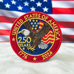 Usa 250th Anniversary Embroidered Patch  Iron On Or Sew On 1781930838443.png