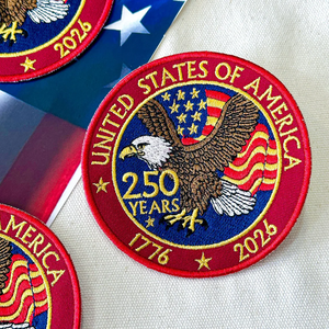 Usa 250th Anniversary Embroidered Patch  Iron On Or Sew On 1781930838599.png