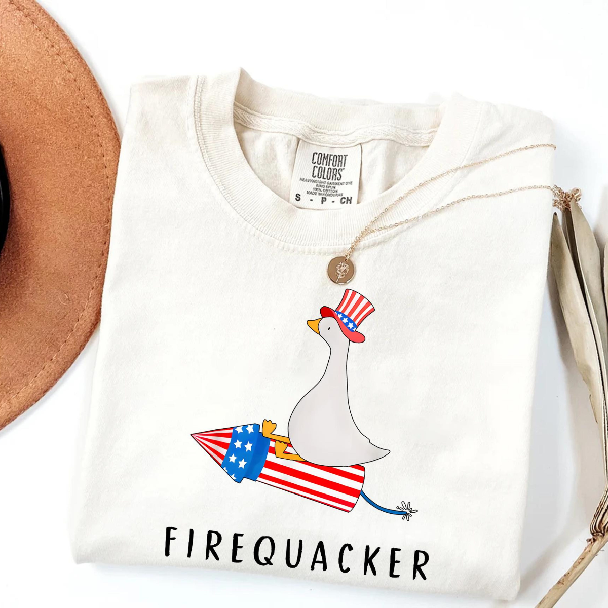 Comfort Colors Funny July 4th Shirt Funny Goose Shirt Independence Day Tee Usa Shirt Patriotic Tshirt Firequacker Shirt July 4th Gift 1782095178756.png
