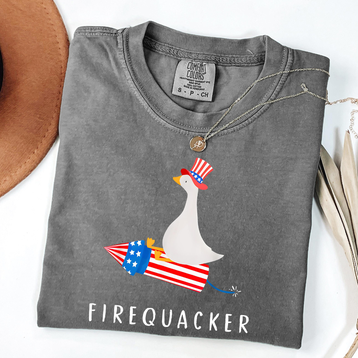 Comfort Colors Funny July 4th Shirt Funny Goose Shirt Independence Day Tee Usa Shirt Patriotic Tshirt Firequacker Shirt July 4th Gift 1782095178851.png