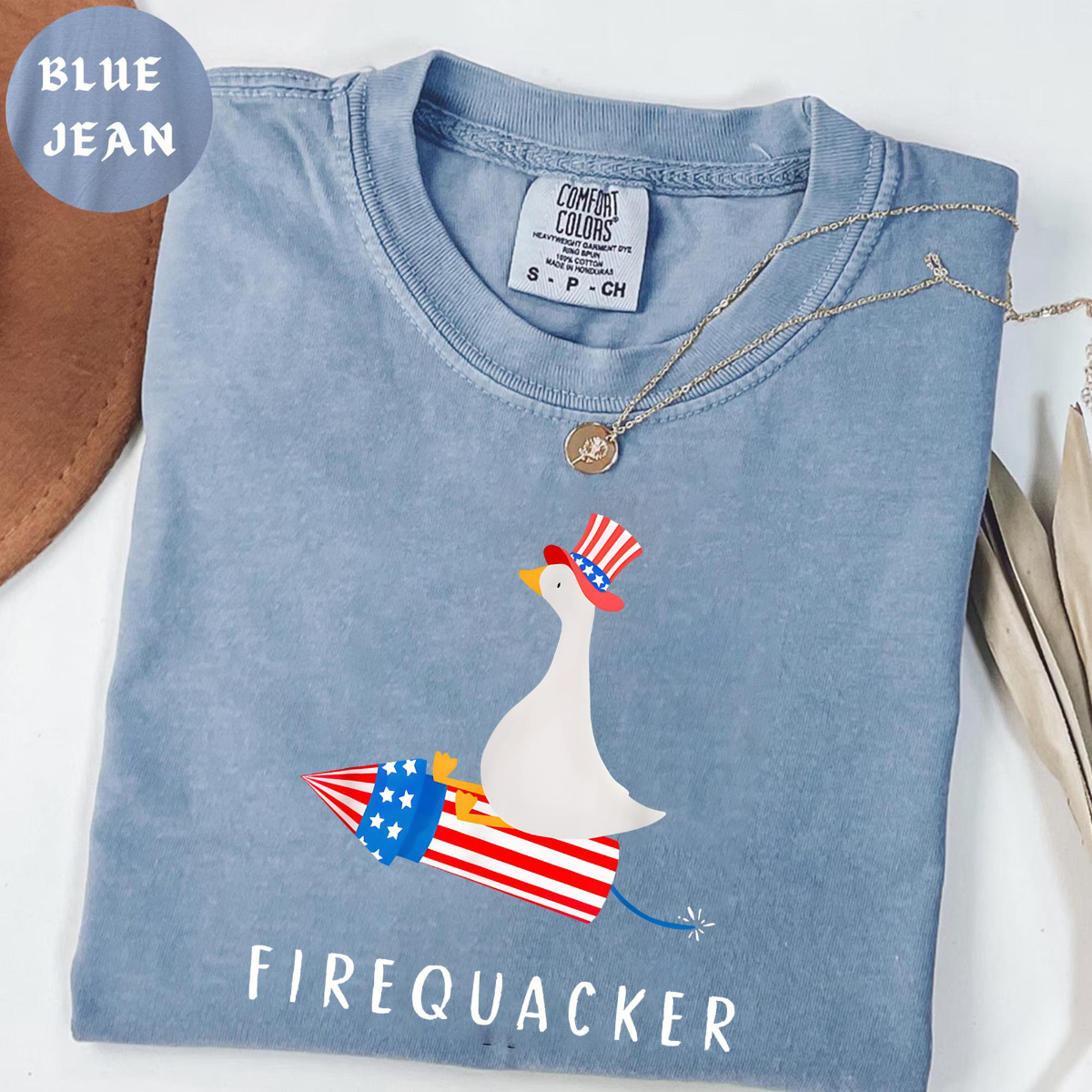 Comfort Colors Funny July 4th Shirt Funny Goose Shirt Independence Day Tee Usa Shirt Patriotic Tshirt Firequacker Shirt July 4th Gift 1782095179111.png