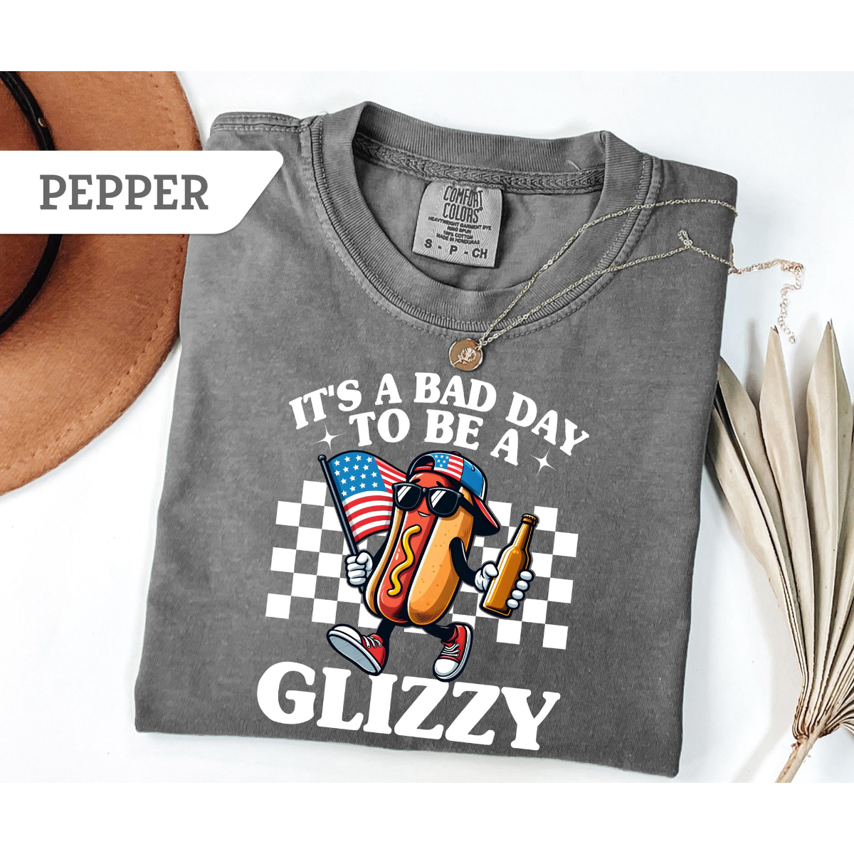 Comfort Colors Its A Bad Day To Be A Glizzy Shirt 4th Of July T Shirt America Tee Gift Independence Day Shirt Funny Hot Dog T Shirt 1782096149245.png