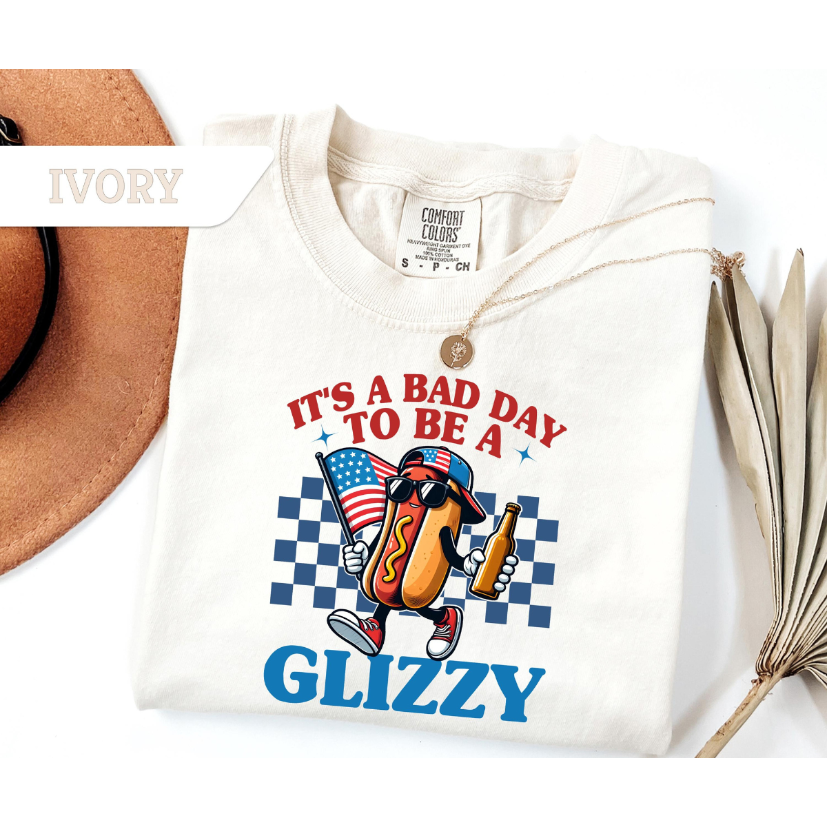 Comfort Colors Its A Bad Day To Be A Glizzy Shirt 4th Of July T Shirt America Tee Gift Independence Day Shirt Funny Hot Dog T Shirt 1782096149333.png