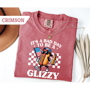 Comfort Colors Its A Bad Day To Be A Glizzy Shirt 4th Of July T Shirt America Tee Gift Independence Day Shirt Funny Hot Dog T Shirt 1782096149462.png