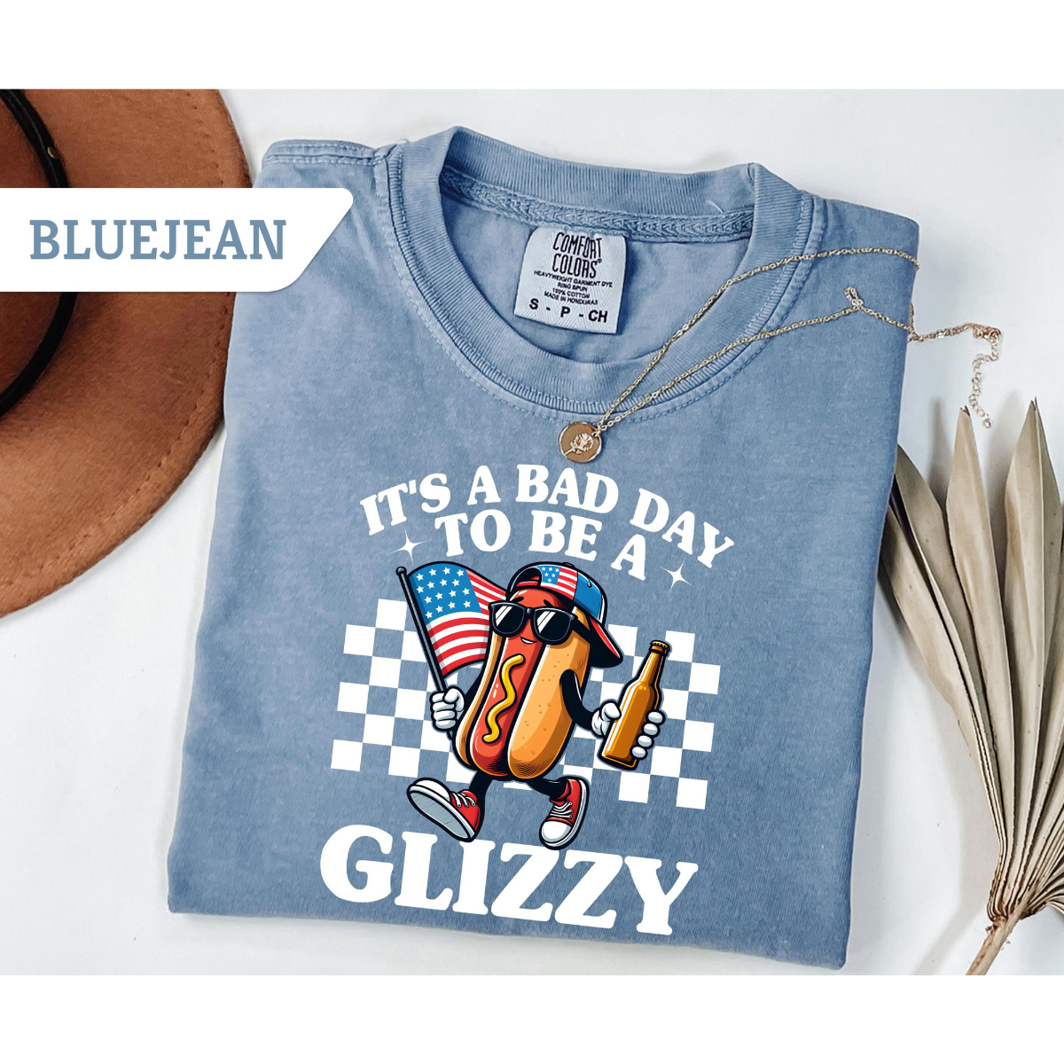 Comfort Colors Its A Bad Day To Be A Glizzy Shirt 4th Of July T Shirt America Tee Gift Independence Day Shirt Funny Hot Dog T Shirt 1782096149520.png