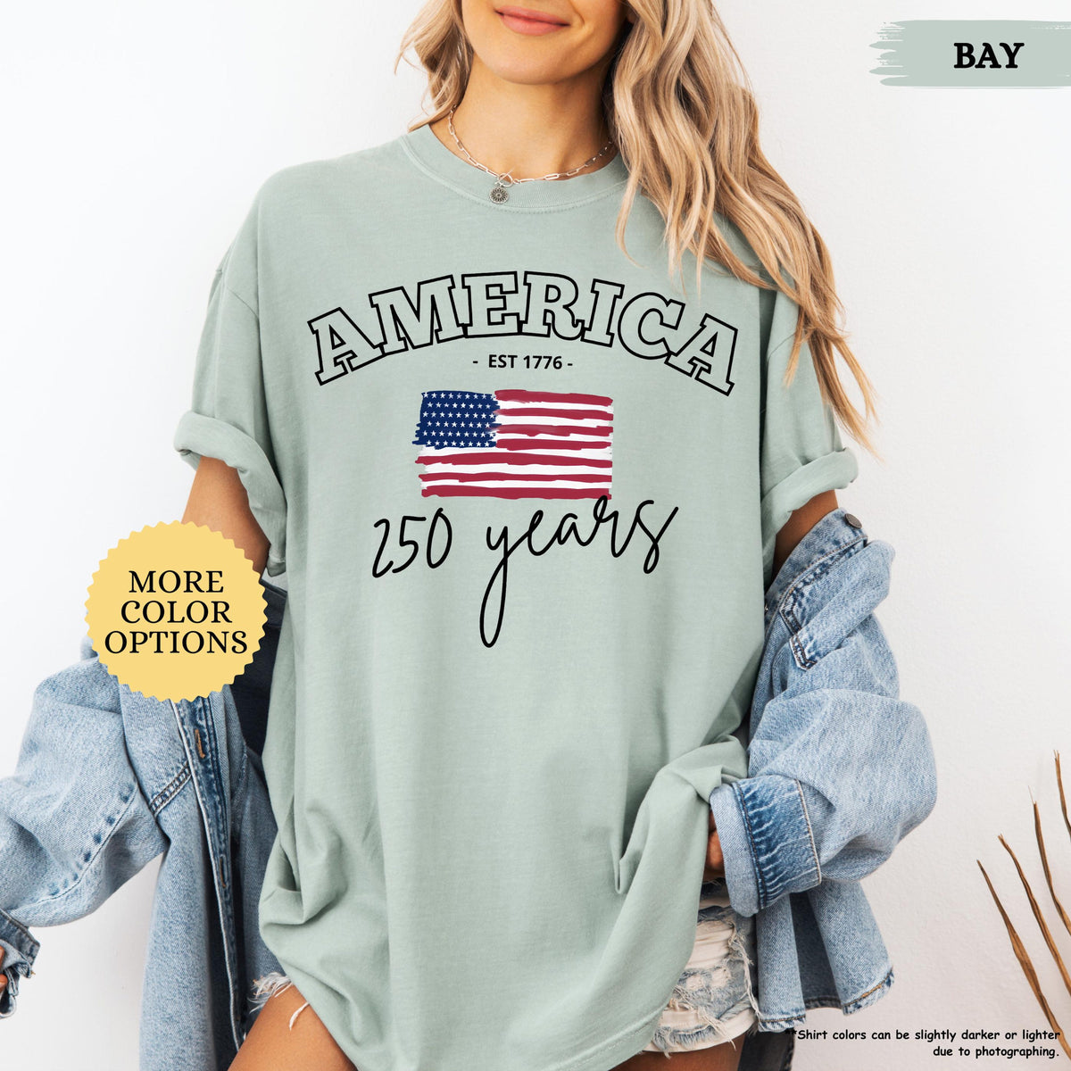 Comfort Colors America 250 Years Shirt 4th Of July Shirt American Flag Shirt Celebrate 250th Anniversary Shirt Patriotic Gift Shirt 1782096485711.jpg