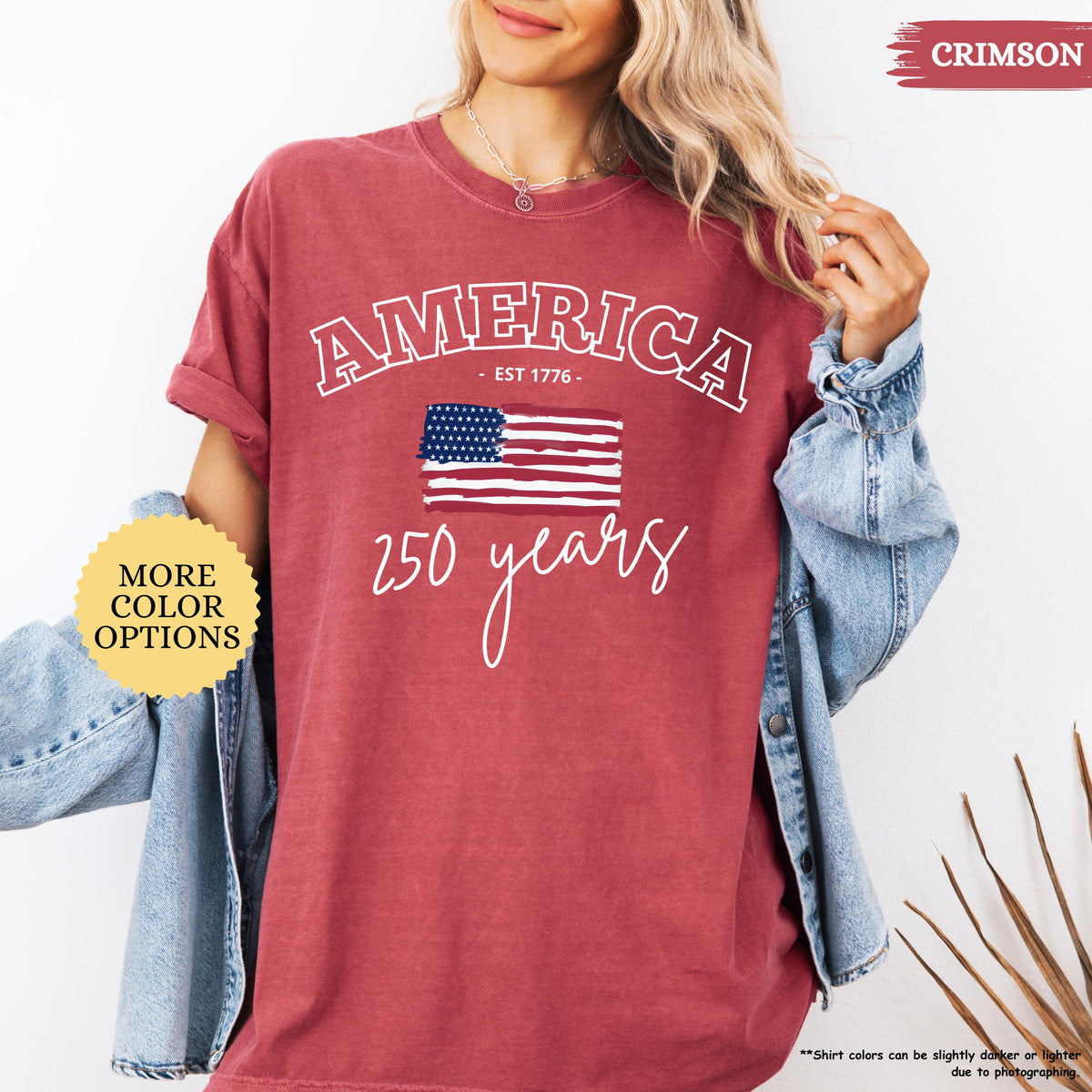 Comfort Colors America 250 Years Shirt 4th Of July Shirt American Flag Shirt Celebrate 250th Anniversary Shirt Patriotic Gift Shirt 1782096485825.jpg