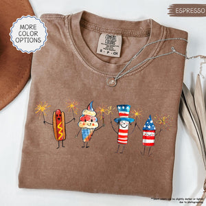 Comfort Colors Patriotic Doodle Shirt Watermelon Hot Dog Firework Shirt Funny Fourth Of July Tee Sumer 250th Gift American Party Shirt 1782097163951.jpg