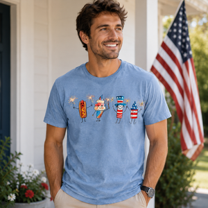 Comfort Colors Patriotic Doodle Shirt Watermelon Hot Dog Firework Shirt Funny Fourth Of July Tee Sumer 250th Gift American Party Shirt 1782097164794.png