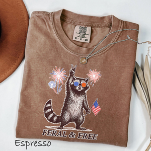 Comfort Colors Feral But Free Raccoon Shirt Funny 4th Of July Tee Patriotic Raccoon Shirt Independence Day Outfit Usa Raccoon Tee 1782099944051.png
