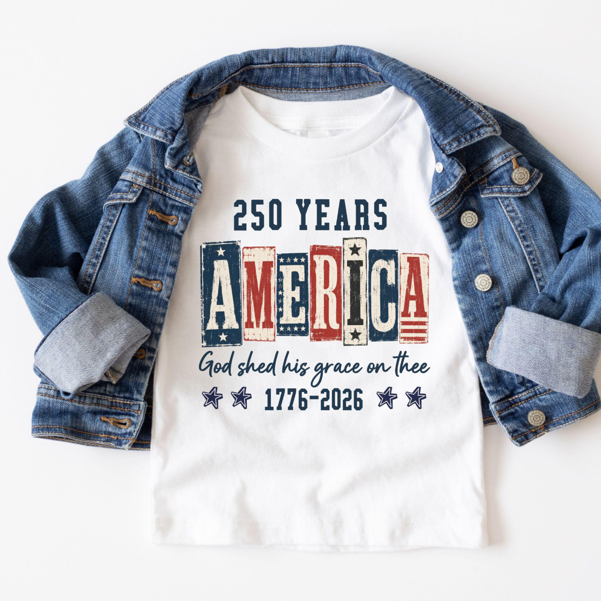 Christian American Flag Tee 250 Years Anniversary Usa Shirt 1776 Patriotic T Shirt Fourth Of July Faith  Freedom Graphic Shirts 1782101720819.png