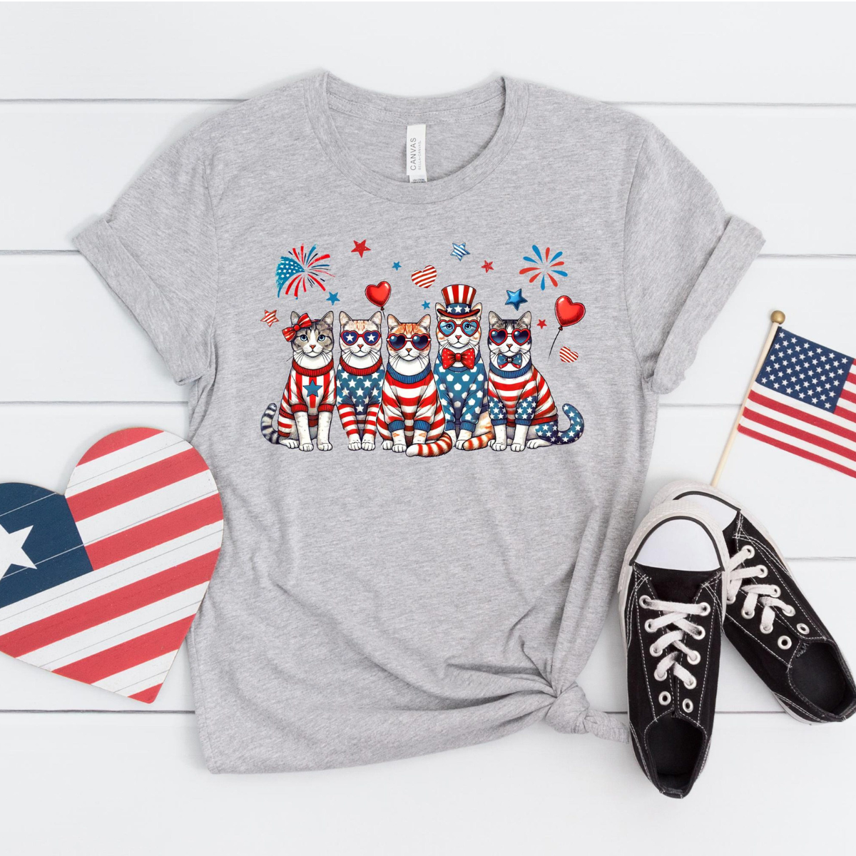 Patriotic Cat Shirt Usa 4th Of July Tee Funny America Cat Lover Shirt Independence Day T Shirt Red White Blue Gift Women 1782116123498.png