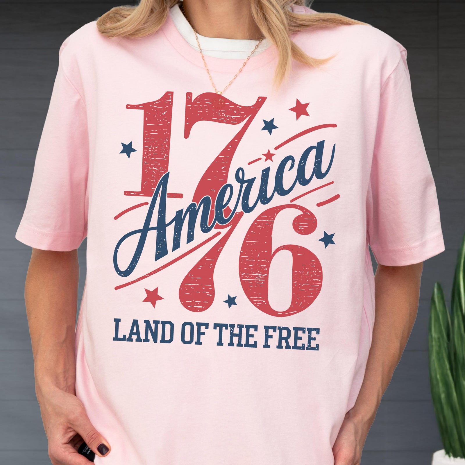 Land Of The Free Shirt 1776 America Tee Patriotic Shirt Usa Independence Day Tee Fourth Of July Shirt Graphic Tee Women 1776 1782116565105.jpg
