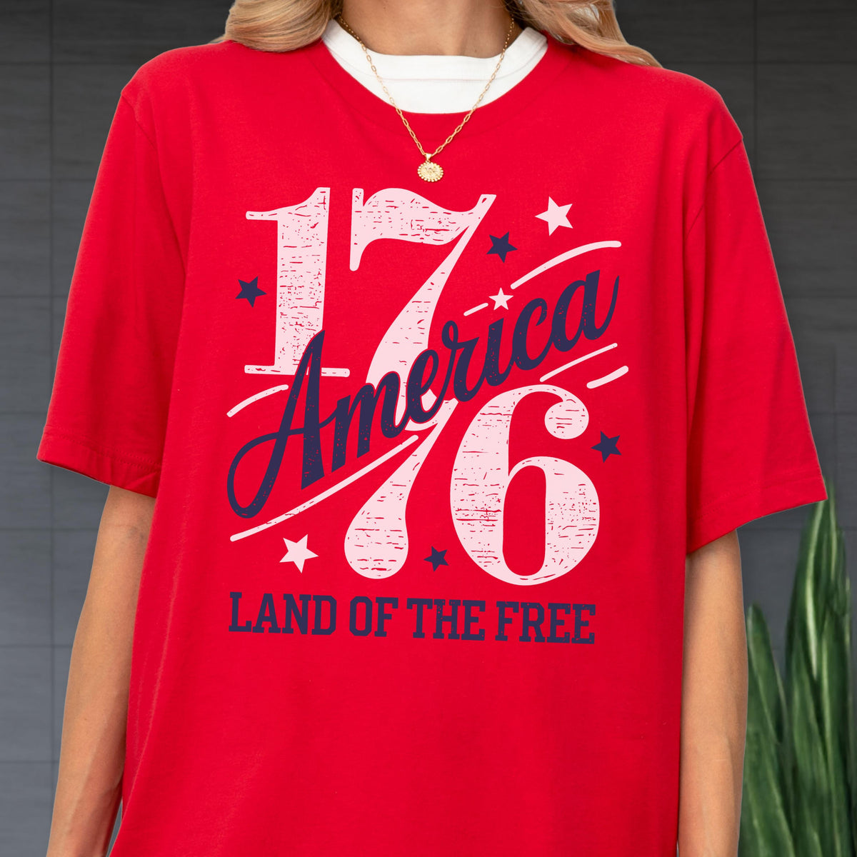 Land Of The Free Shirt 1776 America Tee Patriotic Shirt Usa Independence Day Tee Fourth Of July Shirt Graphic Tee Women 1776 1782116565894.jpg