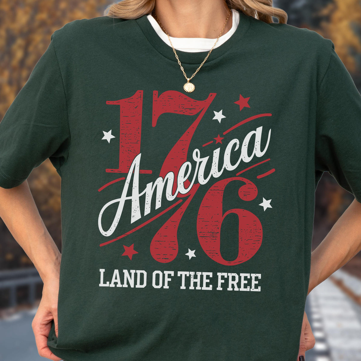Land Of The Free Shirt 1776 America Tee Patriotic Shirt Usa Independence Day Tee Fourth Of July Shirt Graphic Tee Women 1776 1782116566031.jpg