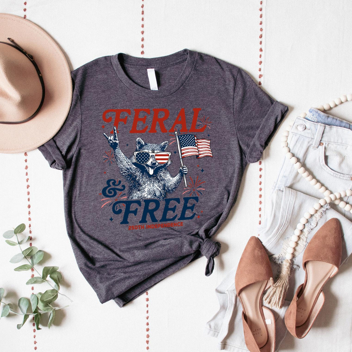 Feral And Free Raccoon T Shirt 4th Of July Independence Day Gift 1782179798150.png